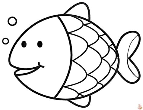 Cute Fish Coloring Pages For Kids Get Coloring Pages