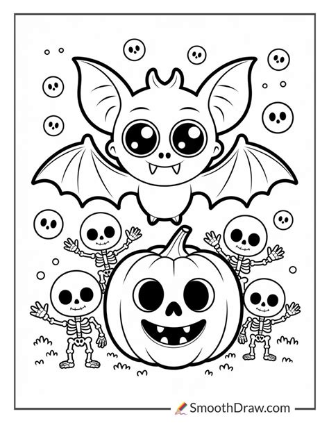 Cute Horror Coloring Pages