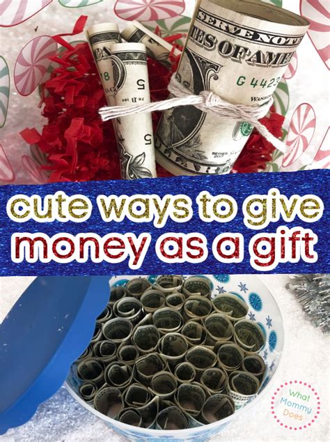 Cute Ideas For Giving Money As A Gif