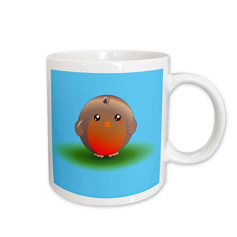 Cute Kawaii European Robin Red Breast Bird - Walmart