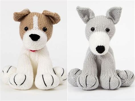 Cute Knitted Dogs Free Patterns