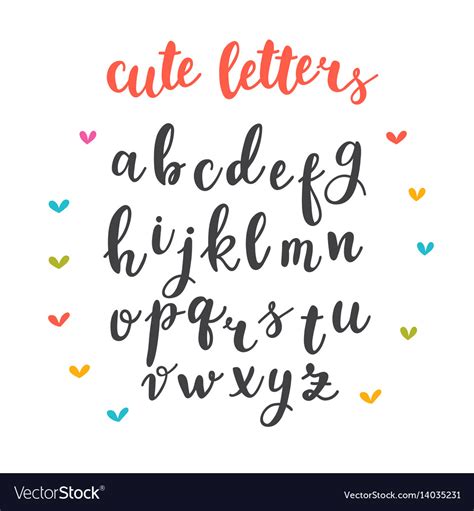Cute Letters To Draw