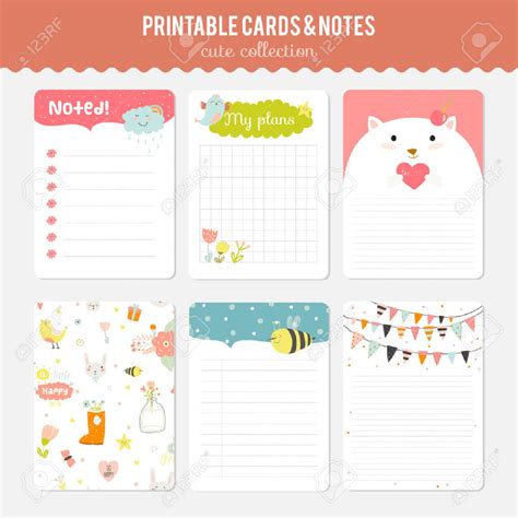 Cute Note Template