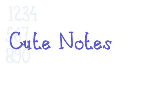 Cute Notes Font Free Download Free Script Fonts