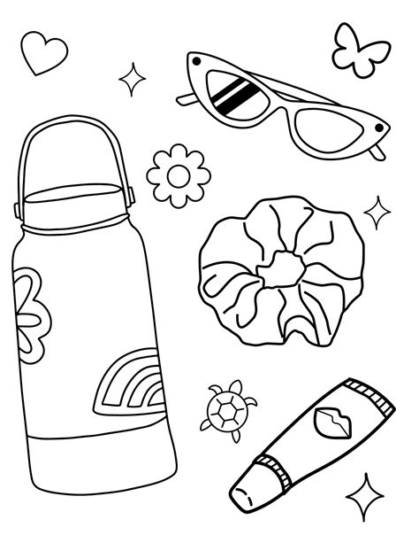 Hello Kitty Images For Coloring