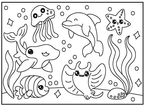 Cloud Coloring Page