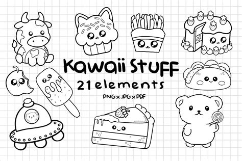 Cute Stuff Coloring Pages