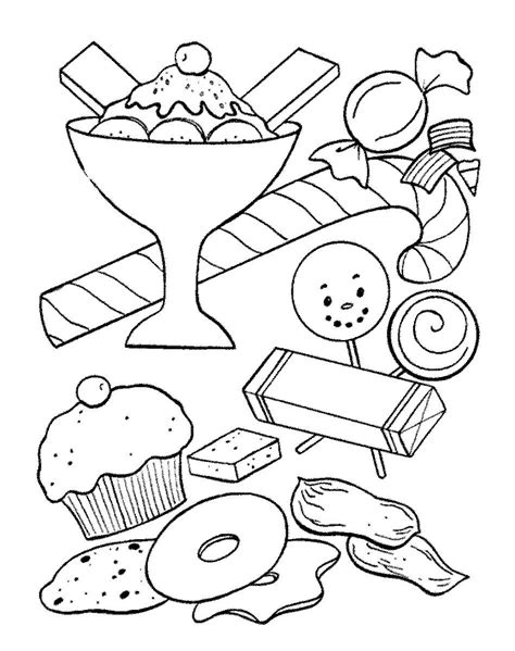 Cute Sweets Coloring Pages Coloring Pages
