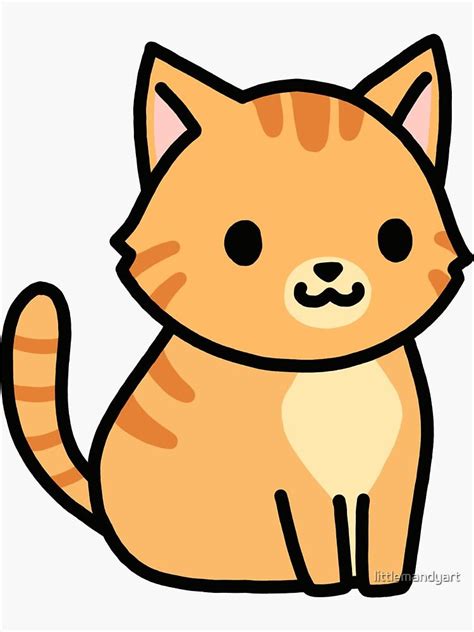 Cute Tabby Cat Drawing