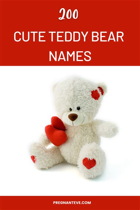 Cute Teddy Bear Names (Top 150 List) For 2024 – Eddy the Teddy …