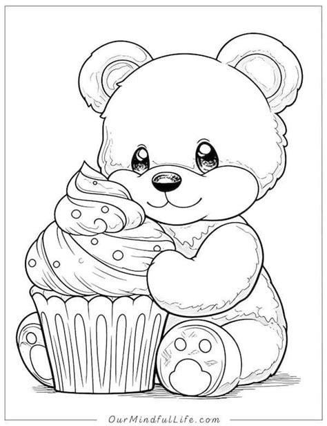 Cute Teddy Bear Printable