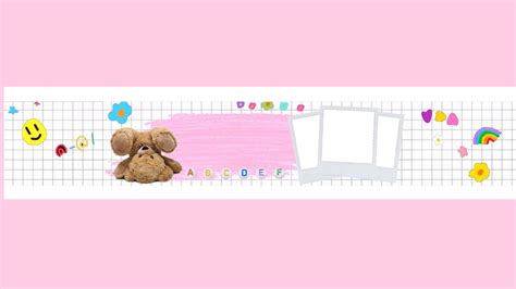 Cute Youtube Banner Template