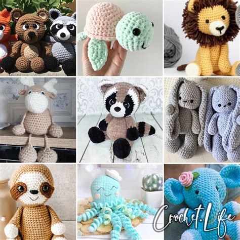 Cute crochet animals free patterns.  How to Crochet Iris Stitch Tutorial + V...