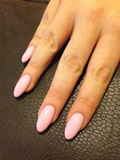 Cute natural oval light pink gel nails Nails, Gel nails, Pink gel nails