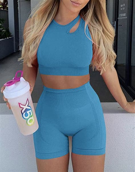 Cute workout sets. Switch up your typical workout set with a cute shrug illusion. For $226, Alo Yoga is saying full-send on the fitness investment, especially with its ultra-flattering leggings to match. alo yoga 