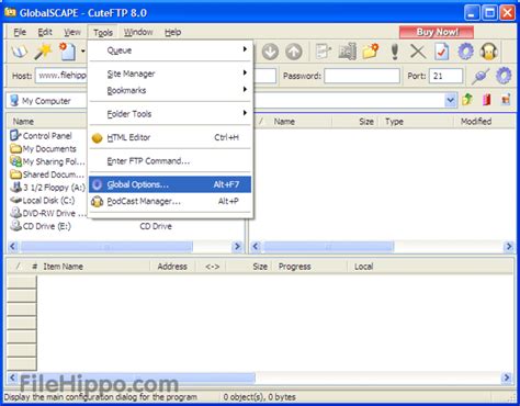 CuteFTP Home for Windows