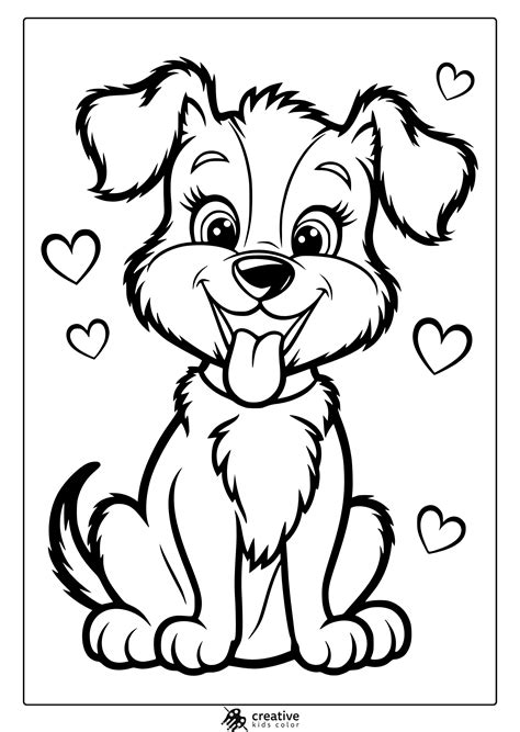 Cutest Puppy Coloring Pages