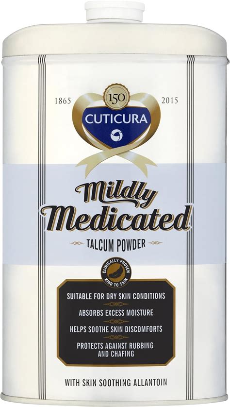 Cuticura Mildly Medicated Talcum Powder 250g-Pack-3