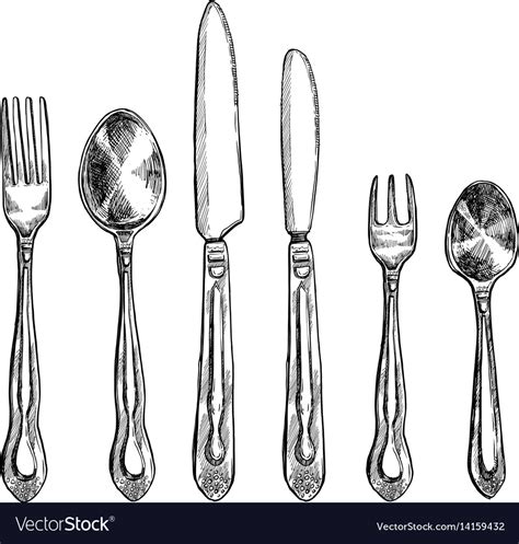 Cutlery Drawing