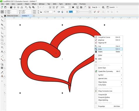 Cutting, copying, and pasting - Corel