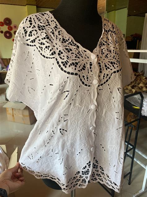 Cutwork Blouses - Etsy