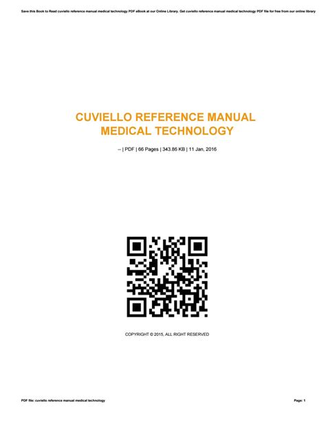 Cuviello reference manual for medical technology download. - Manuel de réparation de pompe diesel lucas cav 178.