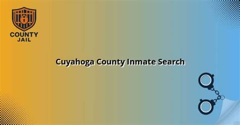 Cuyahoga county inmate search.  Open the Jail Roster section.  Find registered se...