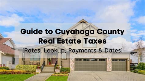 Cuyahoga county treasurer real estate taxes. Things To Know About Cuyahoga county treasurer real estate taxes. 