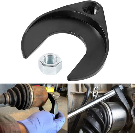 🔧Useful CV Axle Puller: To replace or repair the CV axle joints easily, use this slide hammer kit. The CV joint puller adapter and large slide hammer bearing puller allow to create added torque to loosen and remove stubborn axle shafts and water pumps, without damaging to transmission cases or other components. 
