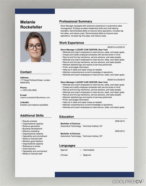 Cv generator free. Feel free to download and use them to your benefit! - To enlarge the example CVs below, click the cv image. The download link below the image allows you to download the example cv as a PDF file. - CV example university graduate looking for HR role - Auckland template. Download this cv example - university graduate … 