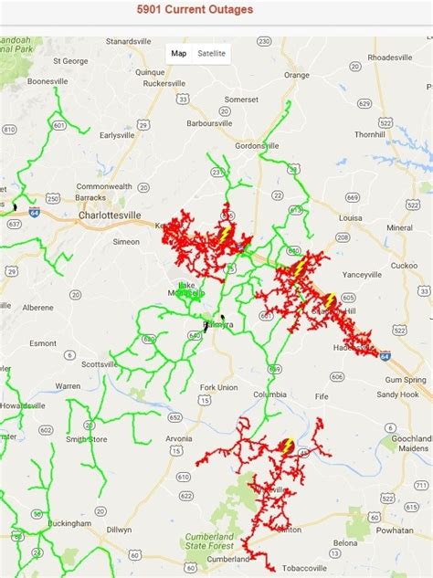 Loading Map... Outage Scale: 0% 10% 30% 60% 100% . Electric Providers Electric Providers for Virginia . Provider. Customers Tracked. Customers Out.
