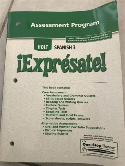 Cvg Expresate Spanish 3 Workbook Answers