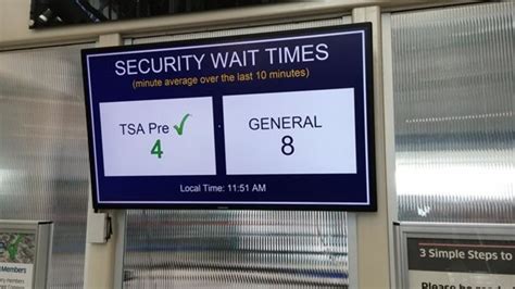 Cvg security wait times. 