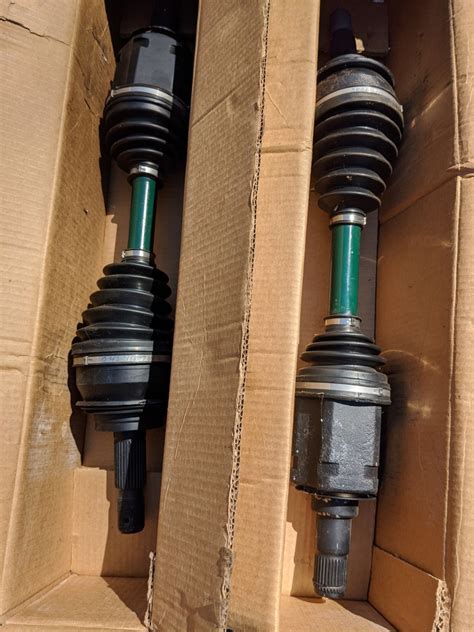 Cvj axles. Sep 25, 2019. #1. 2006 4Runner V8 w/133K. The front axles' inner cv boots have been torn (at the shaft-side clamp) for a long time. Although the axles currently work fine, there is dirt inside of the boot so these axles are probably not a good candidate for re-booting. I purchased their #9808T axles which are built from Genuine Toyota cored and ... 