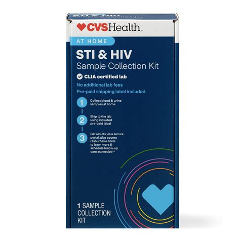Cvs health at home 3 in 1 std test kit. CVS Health At Home HIV Test Kit, 1 41 reviews Kit includes 1 sterile bandage, 1 gauze pad, 2 alcohol prep pads, 2 sample collectors, 1 specimen bag, 1 kit ID card, 1 903™ Five Spot Blood Card, 1 first-class package return envelope, 1 set of At-Home HIV Test instructions ... 