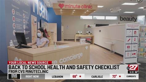 With kids getting ready to head back to school, CVS Minute Clinic wants to remind parents about back-to-school health and safety tips and requirements.. 