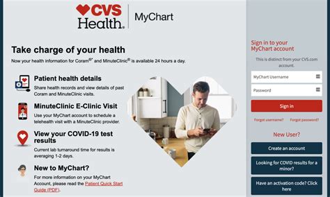 Cvs my chart login. Communicate with your doctor Get answers to your medical questions from the comfort of your own home Access your test results No more waiting for a phone call or letter – view your results and your doctor's comments within days 