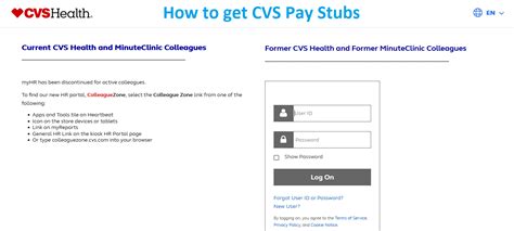 How do I check the pay slip/ stub online for CVS? 