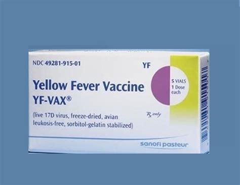 Yellow Fever Vaccination. Following the start of sales of the yellow fever vaccine for one person in August 2019, we stopped to require clients two visits for .... 