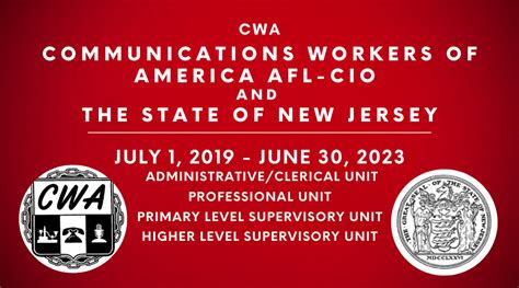 CWA District 1 New Jersey 102 South Warren Street Trenton, NJ 08608. 609-278-6588 | njvolunteer@cwa-union.org. 