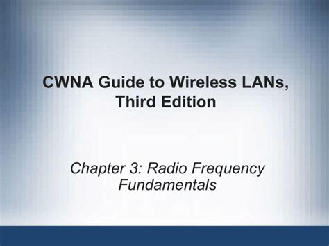Cwna guide to wireless 3rd edition. - Repair manual mercedes benz mbe 4000.