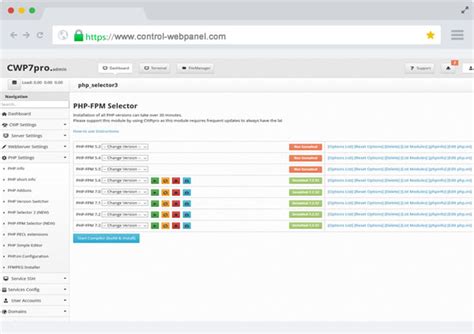 Cwp install.  CWP is a free web hosting control panel offering a user-friendly interface for c...