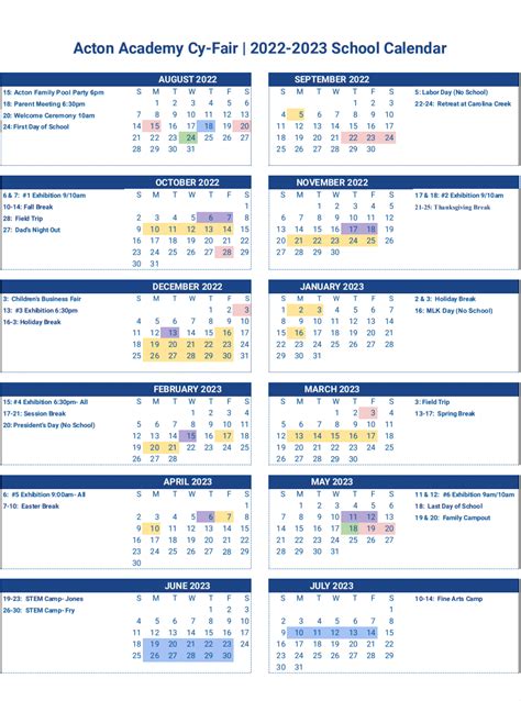 CyFair ISD 20252026 Academic Calendar A Comprehensive Overview