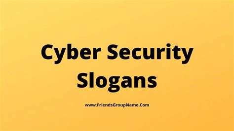 Cyber Security Slogans In English【2024】Catchy Cyber Security …