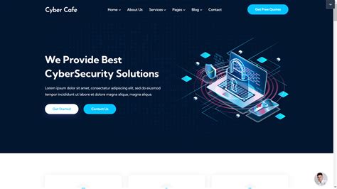 Cyber Security Website Templates EntheosWeb