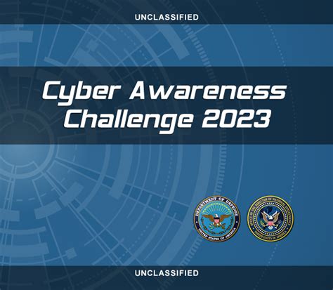 Cyber awareness challenge 2023 cheat code. Cyber Awareness Challenge 2024. Version: 2024 Length: 1 Hour. DoD Users All Other Users. i Information. The purpose of the Cyber Awareness Challenge is to influence … 