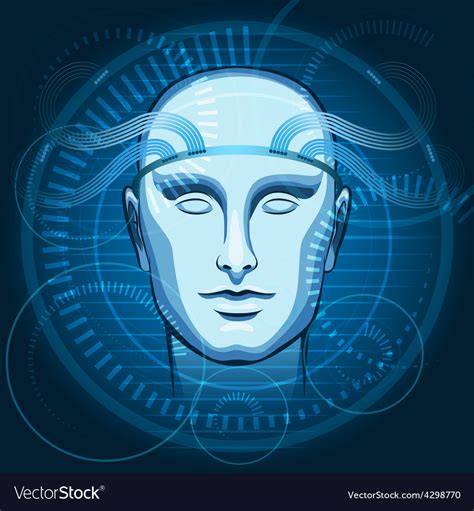 Cyber head Vectors & Illustrations for Free Download