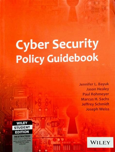 Cyber security policy guidebook 1st edition by jennifer l bayuk jason healey paul rohmeyer marcus sachs 2012 hardcover. - Guidelines for preparing the research proposal.epub.