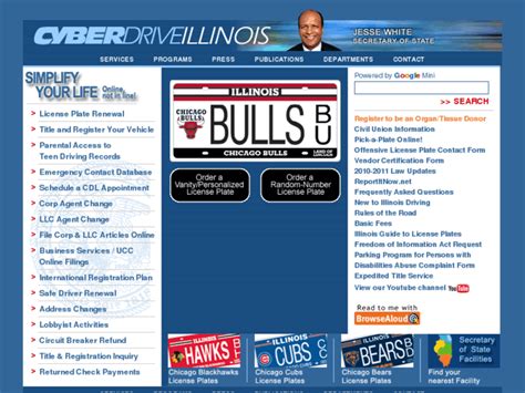 Cyberdriveillinois. Electronic License Service, LLC - John Iberl, 200 E. Howard Ave., Ste. 216, , Des Plaines, IL 60016, Office: 312-281-5600, Fax: 224-217-5002, www.elsillinois.com, jiberl@elsillinois.com. Transactions available: Duplicate and/or Corrected Title, License Plate Renewals, Title and Plates, Title and Transfer of Plates, Title Only and transactions ... 