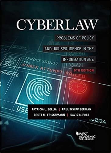 Cyberlaw problems of policy and jurisprudence in the information age. This law school casebook starts from the premise that cyberlaw is not simply a set of legal rules governing online interaction, but a lens through which broader issues can be re-examined. The book goes beyond simply plugging Internet-related cases into a series of pre-existing categories, instead emphasizing conceptual debates that cut across ... 